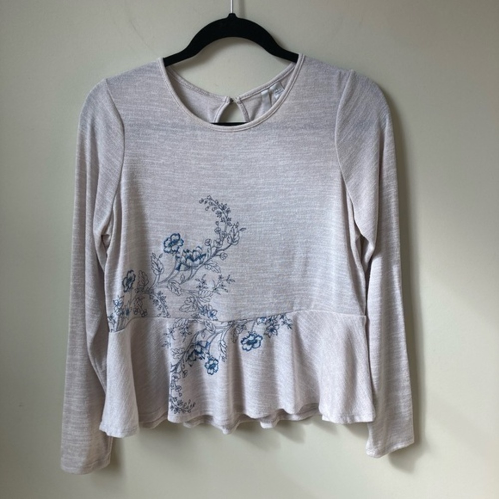 Lauren‎ Conrad Embroidered Blouse